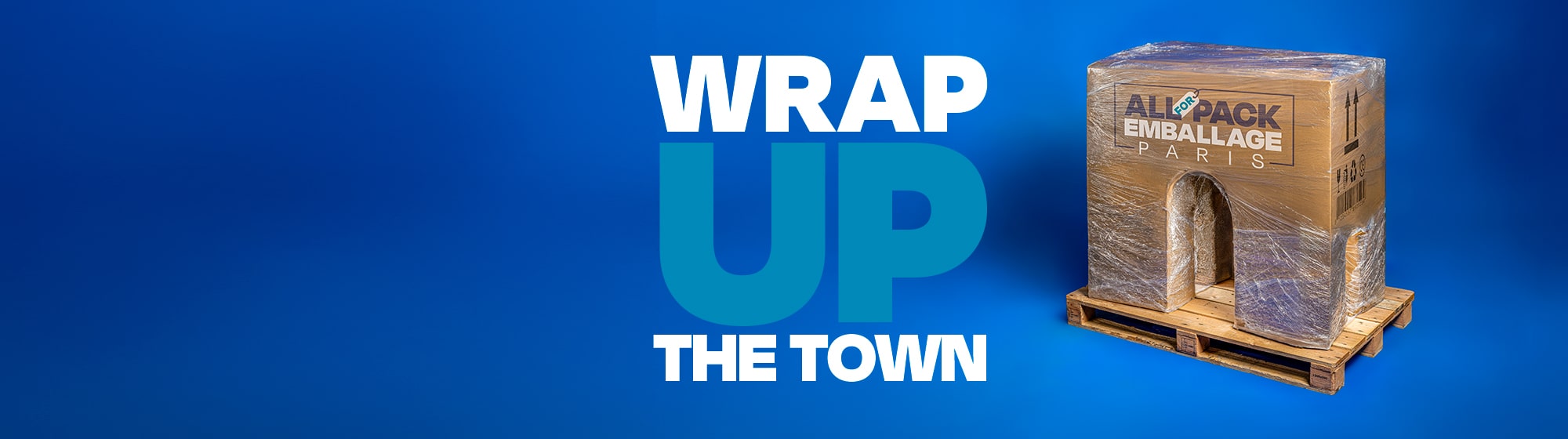 a photo montage for the Allforpack trade fair