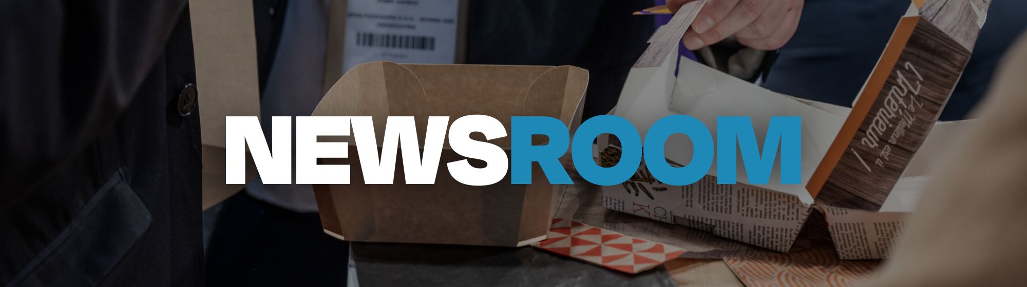 a person touching a package