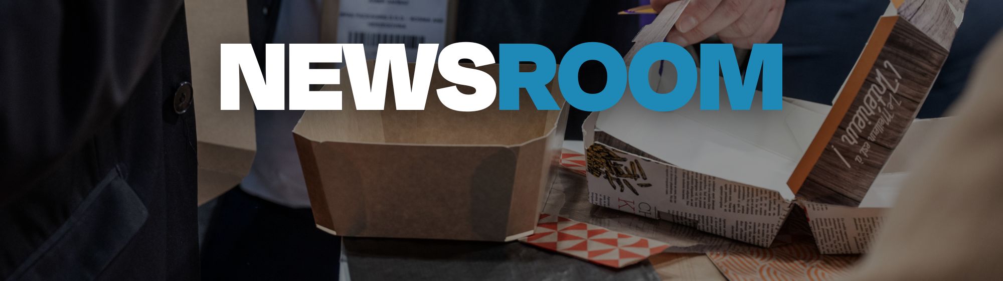 a person touching a package