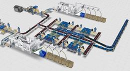 A diagram of the packaging process. 