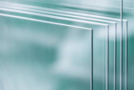 Des morceaux de verre