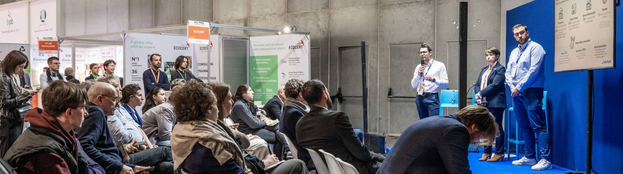 A presentation at the ALLFORPACK EMBALLAGE PARIS trade show 
