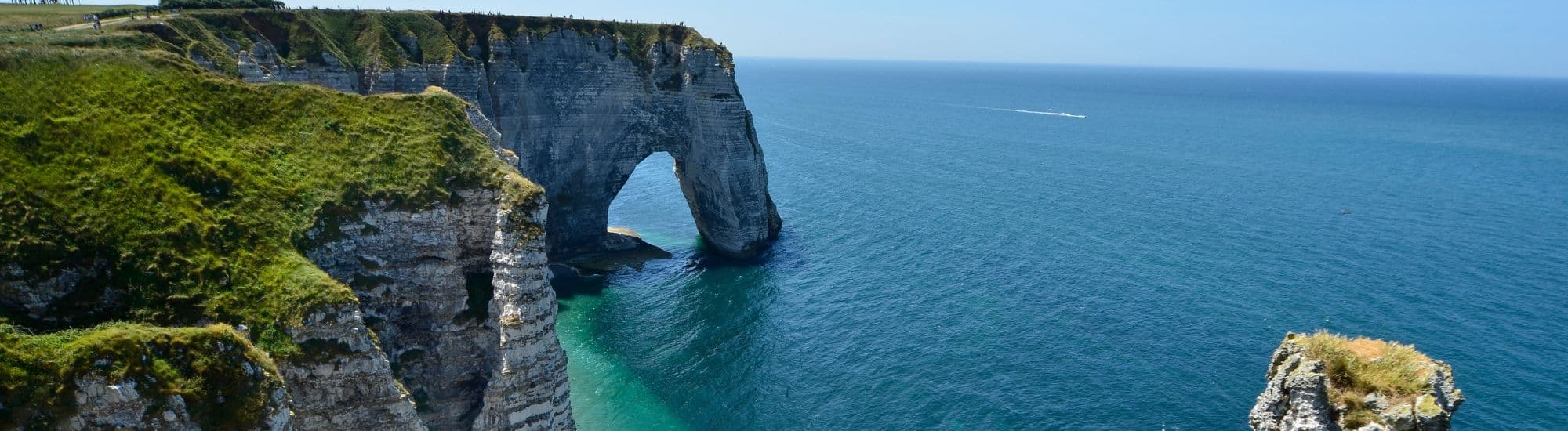 Photo des falaises d'Etretat. 