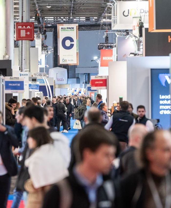 les allées du salon allforpack emballage paris