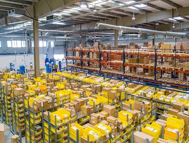 Machine in operation