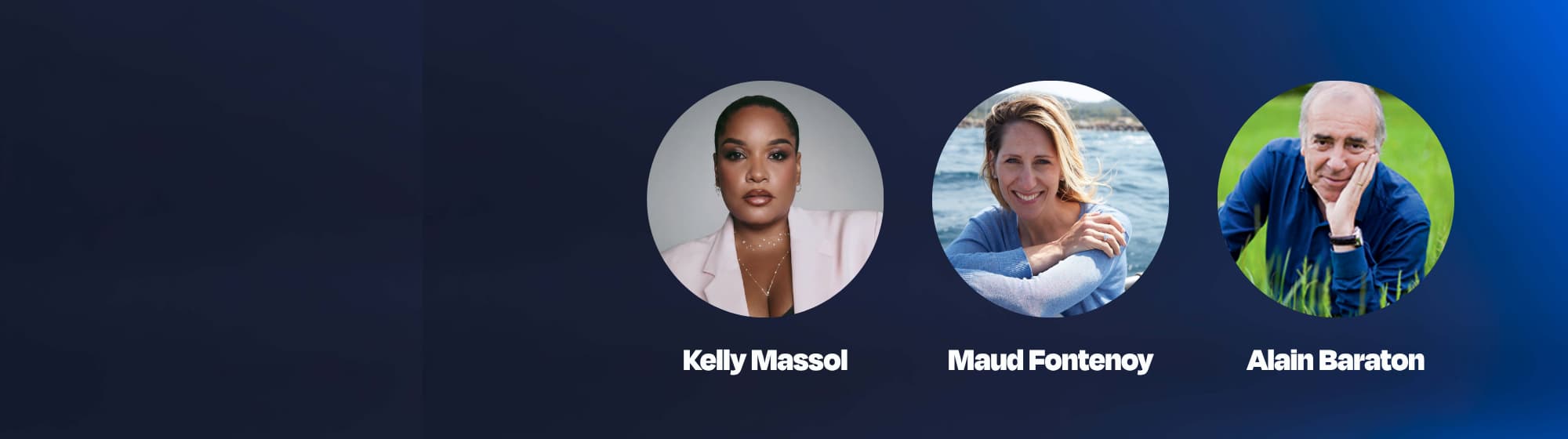 les 3 speakers des paris talks