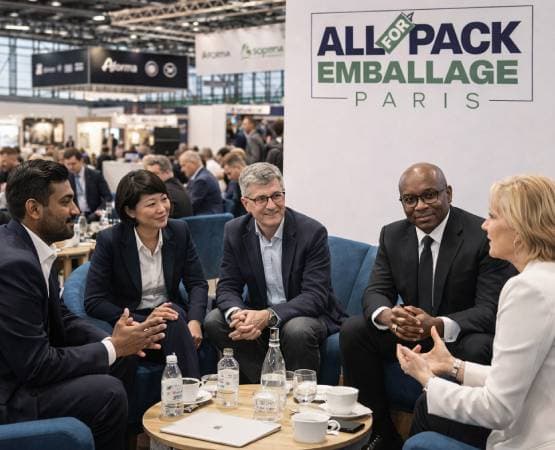 un groupe de professionnels qui discutent dans un espace de salon